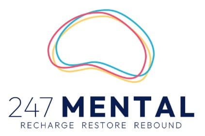 A logo for mental health with the word " mental " in front of it.